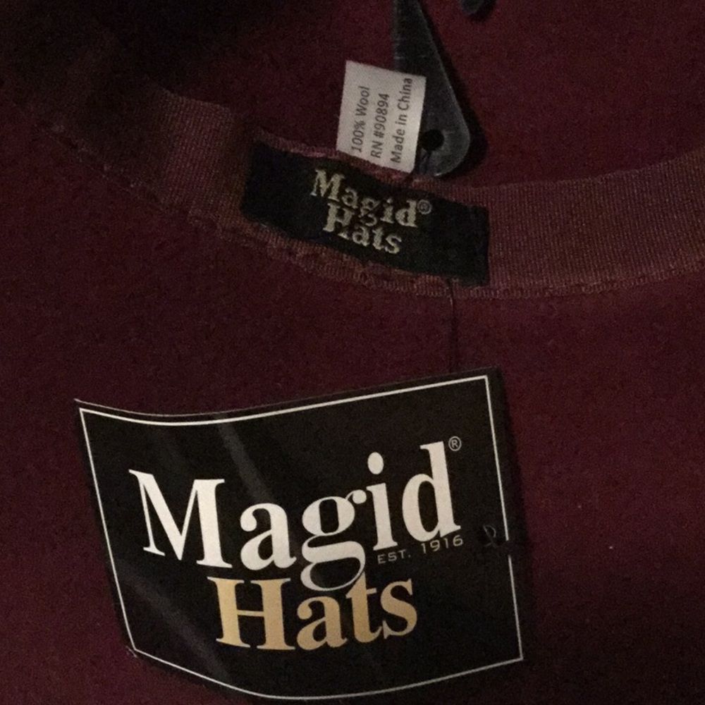 100% Wool purple hat - Picture 7 of 8